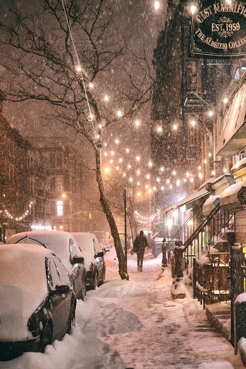 New York A Noel Sous La Neige 20 photos magnifiques de New York sous la neige ! Le décor de rêve pour